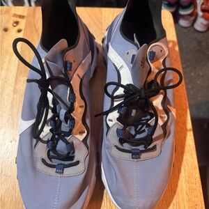 Nike Men's Sneakers in Light Blue, White and Black